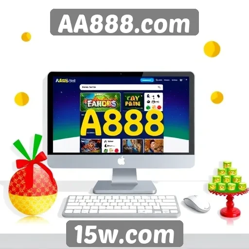 Análise da interface do usuário do site AA888.com